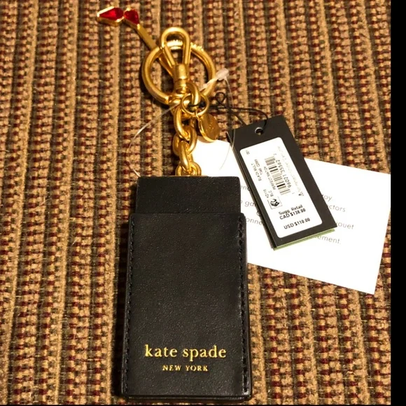 NWT-Kate Spade-Perfect Match Matchbook Key Fob/Bag Charm-$110 - Picture 5 of 10